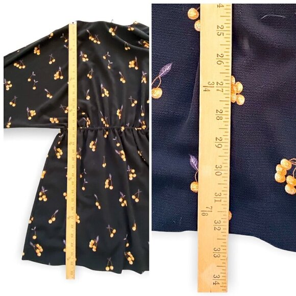 BAUM‎ UND PFERDGARTEN Ariana cherry mini dress, Size 42 EU/12US, Black - Picture 13 of 15